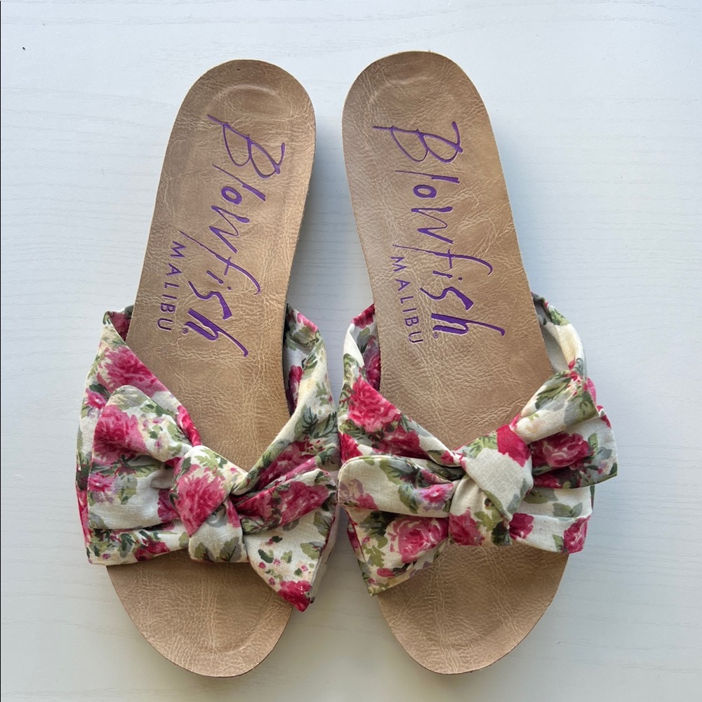 Pink Floral Sandals